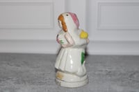 Image 2 of Vintage Before and After Salt and Pepper Shakers Woman Figurine Japan