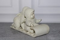 Image 5 of Snowbabies #79600 DEPT 56 retired Down The Hill We Go Issued: 1987