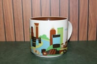 Image 3 of Starbucks Indianapolis You Are Here Mug 14 oz | Indiana City Coffee Cup