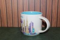 Image 2 of Dubai You Are Here YAH Starbucks Coffee Mug – 14oz – 2017 – UAE – EUC