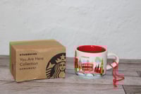 Image 2 of Starbucks London Mini Mug Ornament 2 oz You Are Here