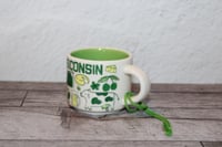 Image 2 of Starbucks Wisconsin Mini Mug Ornament 2oz Been There Series 2020 EUC
