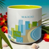 Image 8 of Starbucks Waikiki Hawaii You Are Here 14oz Coffee Mug