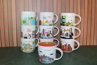 Image 7 of Starbucks Chicago You Are Here Collection 14oz Ceramic Coffee Mug Cup