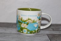 Image 1 of Starbucks Magic Kingdom You Are Here Mug 14 oz Coffee Cup Theme Park EUC