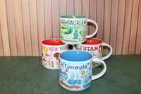 Image 8 of Starbucks GEORGIA Been There Series Collector BTS Coffee Mug Blue