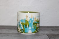 Image 2 of Starbucks Magic Kingdom You Are Here Mug 14 oz Coffee Cup Theme Park EUC
