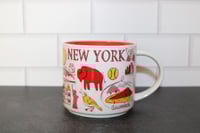 Image 1 of Starbucks New York Been There Series Mug 14 oz Big Apple Coffee EUC