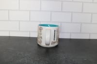 Image 5 of Starbucks Been There Series Manila Gold &amp; Periwinkle 14oz Coffee Mug EUC