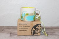 Image 1 of Starbucks Waikiki Ornament Mug 2 oz You Are Here Collection