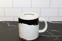 Image 1 of Starbucks Los Angeles 3D Skyline Relief Mug 16 oz Coffee Cup 2012