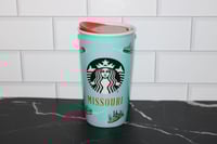 Image 5 of Starbucks MISSOURI 12 Oz Ceramic Traveler Tumbler Boats Ozark Lake