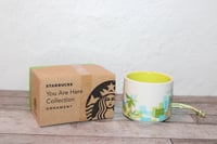 Image 4 of Starbucks Waikiki Ornament Mug 2 oz You Are Here Collection