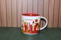 Image 1 of Starbucks 2016 Montreal Canada You Are Here Mug 14oz YAH Series EUC