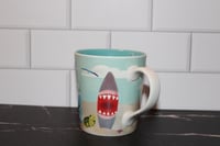 Image 2 of Starbucks Hawaii Surfboard Shark Mug Beach Turtle Coffee Cup
