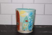 Image 3 of Starbucks Hawaii Surfboard Shark Mug Beach Turtle Coffee Cup