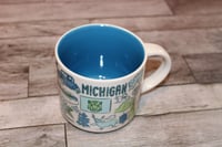Image 2 of Starbucks Been There Series Michigan 14oz Coffee Mug Cup Across The Globe EUC