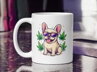 Image 1 of Frenchie High Society Mug Funny French Bulldog Coffee Cup