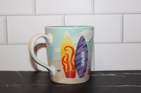 Image 5 of Starbucks Hawaii Surfboard Shark Mug Beach Turtle Coffee Cup