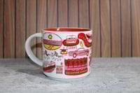 Image 3 of Starbucks Miami Been There Series 14oz Coffee Mug Cup - City Landmarks - EUC