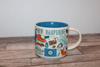Image 1 of Starbucks New Hampshire Been There Series 14oz Mug 2023 Blue Interior EUC