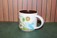 Image 2 of Starbucks Hamptons You Are Here Mug 14oz Brown Interior YAH Series