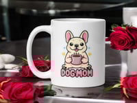 Image 1 of Frenchie Mom Fuel Mug Funny French Bulldog Mom Coffee Cup