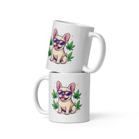 Image 5 of Frenchie High Society Mug Funny French Bulldog Coffee Cup