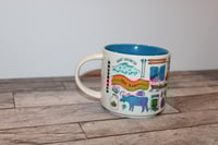 Image 3 of Starbucks New Hampshire Been There Series 14oz Mug 2023 Blue Interior EUC