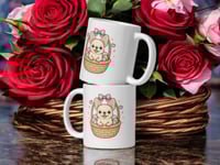Image 2 of French Bulldog Easter Basket Mug – Dog Lover Spring Coffee Cup