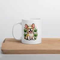Image 6 of Just Vibin Frenchie Mug Funny French Bulldog Coffee Cup