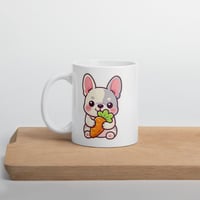 Image 3 of French Bulldog Carrot Easter Mug – Dog Lover Ceramic Cup