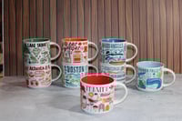 Image 7 of Starbucks Miami Been There Series 14oz Coffee Mug Cup - City Landmarks - EUC