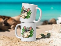 Image 2 of Chill Frenchie Club Mug Funny French Bulldog Coffee Cup