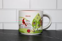 Image 1 of Starbucks Ohio You Are Here Mug 14oz Ceramic Coffee Cup EUC