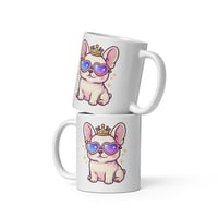 Image 4 of Too Bougie to Fetch Mug Funny French Bulldog Coffee Cup