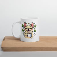 Image 3 of Wake and Bake French Bulldog Mug Funny Frenchie Coffee Cup