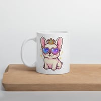 Image 5 of Too Bougie to Fetch Mug Funny French Bulldog Coffee Cup