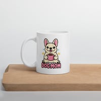 Image 5 of Frenchie Mom Fuel Mug Funny French Bulldog Mom Coffee Cup