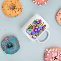 Image 3 of Trippy French Bulldog Mug Funny Frenchie Coffee Cup