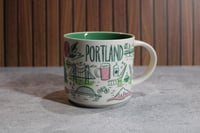 Image 1 of Starbucks Portland Oregon Been There Series Mug 14 oz City Roses EUC