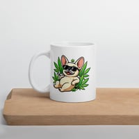 Image 4 of Chill Frenchie Club Mug Funny French Bulldog Coffee Cup