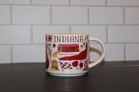 Image 1 of Starbucks Indiana Been There Mug Across the Globe 14 oz Coffee Cup EUC