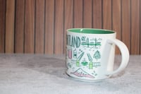Image 2 of Starbucks Portland Oregon Been There Series Mug 14 oz City Roses EUC
