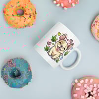 Image 4 of High on Frenchie Love Mug Funny French Bulldog Coffee Cup