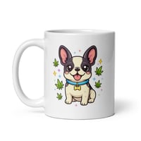 Image 5 of Good Vibes French Bulldog Mug Funny Frenchie Coffee Cup