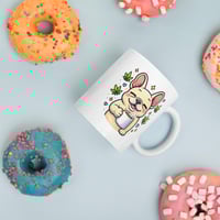 Image 4 of Wake and Bake French Bulldog Mug Funny Frenchie Coffee Cup