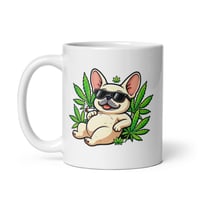 Image 5 of Chill Frenchie Club Mug Funny French Bulldog Coffee Cup