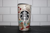 Image 1 of Starbucks DALLAS Traveler 12 oz Double Wall Ceramic Tumbler