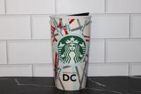 Image 1 of Starbucks Washington DC Street Map Tumbler 12 oz Travel Cup Coffee Mug